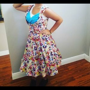 Lot/bundle of two pinup dresses. Perfect condition
